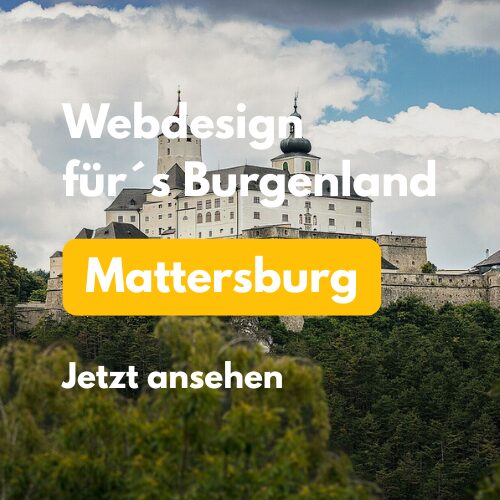 Webdesign Mattersburg – Web Burgenland